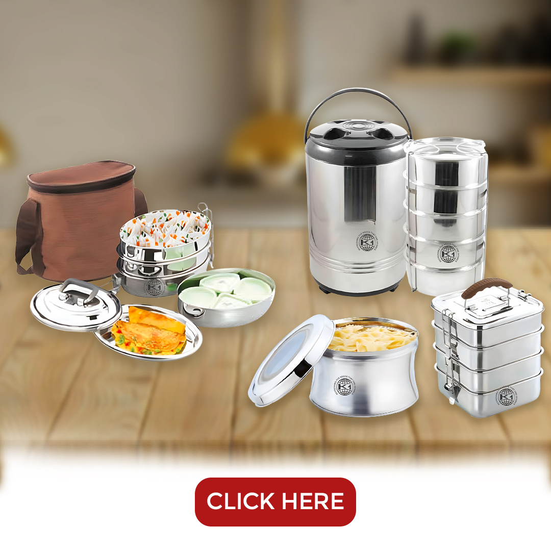 All Types Range Of Plain Tiffin