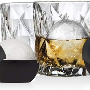 Dublin Crystal Whiskey Glass Set 11oz & Ice Mold
