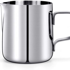 60ml Jeffergarden Milk Coffee Maker Stainless Steel Milk Frothing Pitcher Cappuccino Pitcher Pouring Jug Espresso Cup Creamer Cup For Latte Art,  