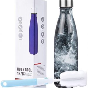 MIRA Stainless Steel Vacuum Insulated Water Bottle | Leak-proof Double  Walled Cola Shape Bottle | Keeps Drinks Cold for 24 hours & Hot for 12  hours 