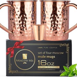 11oz Gleaming 100% Solid Hammered Copper Wine Cups on Brass Copper Plated Stems BOLD & DIVINE Copper Wine Glasses Set of 2 Great Glasses for red or White Wine a for Men and Women 